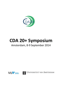CDA 20+ Symposium - CDA20+ Symposium, Amsterdam 8