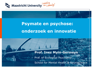 Psymate en psychose: onderzoek en innovatie