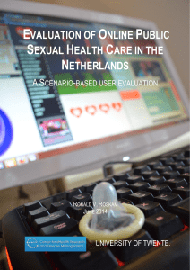 evaluation of online public sexual health care in the netherlands