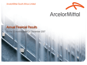 2008: Webcast - Annual results