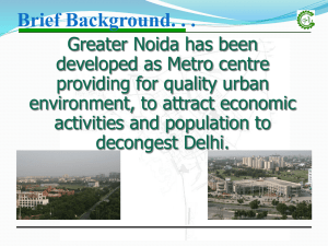 Greater Noida Master Plan 2021 PPT