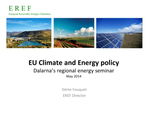 EU Climate and Energy policy
