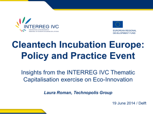 Laura Roman - Cleantech Incubation Europe