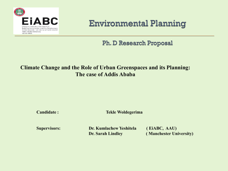 phd in environmental planning