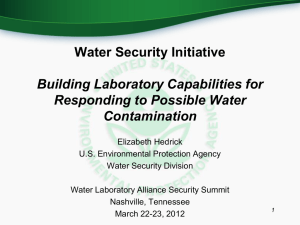 Water Security initiative