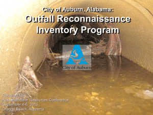 What is an Outfall Reconnaissance Inventory?