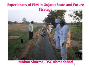 participatory irrigation management in development support centre