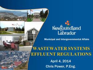 wastewater system effluent regulations