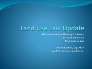 Land Use Law Update1045