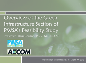 Green Infrastructure & Adaptive Management Presentation