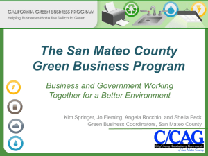 Workshop for Businesses - California Green Business Program