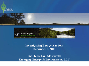 PowerPoint-Präsentation - Emerging Energy & Environment