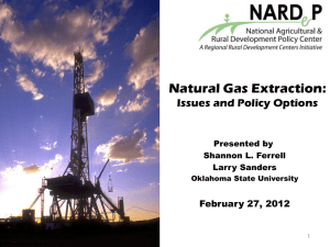 Natural Gas Extraction Power Point