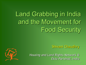 Overview of Land Rights in Inda - The Greens | European Free