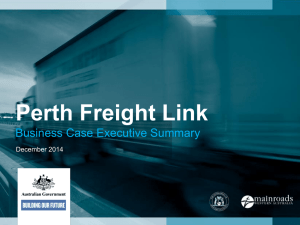 Business Case Summary - Main Roads Western Australia