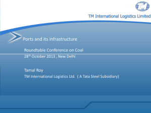 Ports and its infrastructure