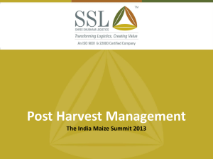 SSLL – Agri Logistics Parks