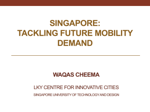 Singapore: Tackling Future Mobility demand