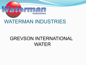 Waterman - Grevson International Water