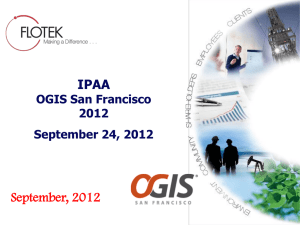 Flotek`s Presentation at IPAA OGIS San Francisco