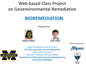 An Introduction to Bioremediation