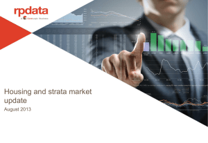 Housing and strata market update