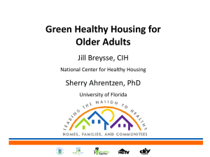 Presentation 1 - National Healthy Homes Conference