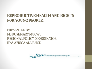 Youth Reproductive Health and Rights