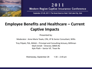 EBMS - Western Region Captive Insurance Conference