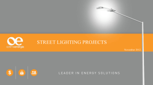 street lighting projects