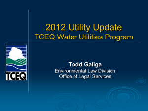 Aqua WSC Federal Court Lawsuit - Public Utility Law Section of the