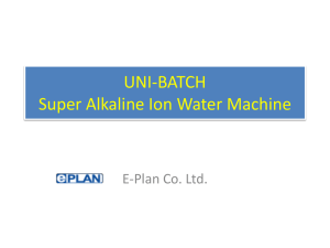 Super Alkaline Ion Water Machine