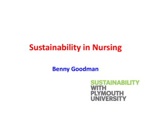 Goodman-Sustainability in Nursing