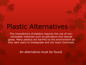 Plastic and Recycling - NTU