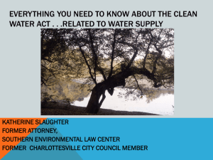 Everything You Need to Know about the Clean Water Act