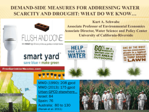 Demand-Side Measures for Addressing Water Scarcity and Drought