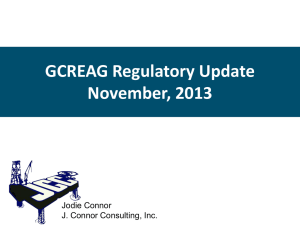 GCREAG Regulatory Update November 2013
