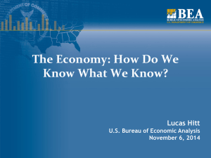 Bureau of Economic Analysis Presentation
