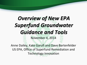 Draft Superfund Groundwater Remedy Completion Strategy - CLU-IN