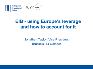 EIB Corporate presentation 2013