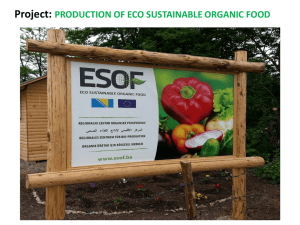 ESOF d.o.o Eco Sustainable Organic Food
