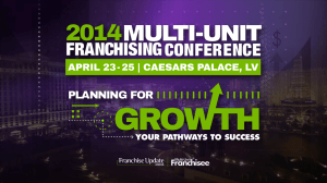 Healthcare Update - Multi-Unit Franchising Conference