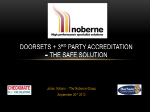 Noberne Doors - Checkmate Fire Solutions