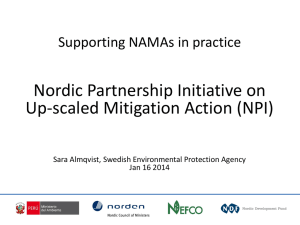 Supporting NAMAs in practice: