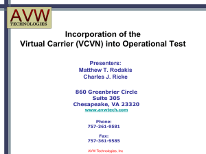 VCVN Architecture - AVW Technologies