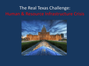 The Real Texas Challenge: Human & Natural Resource