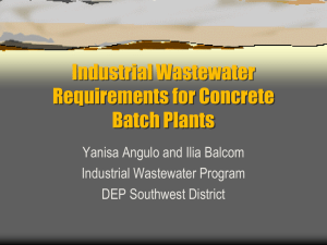 Compliance Requirements for Concrete Batch Plants