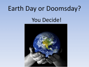 Earth Day or Doomsday