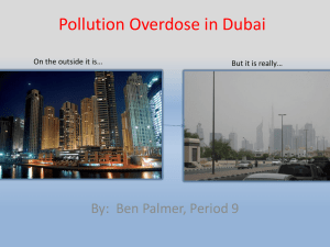 Pollution Overdose in Dubai