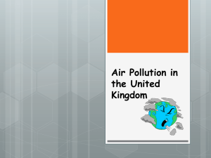 Air Pollution in the United Kingdom